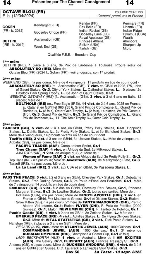 Miniature pedigree