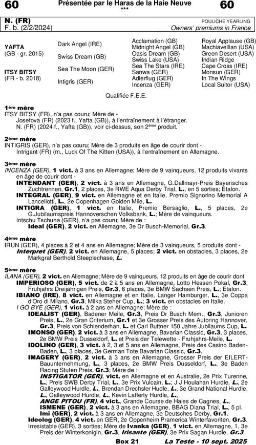 Miniature pedigree