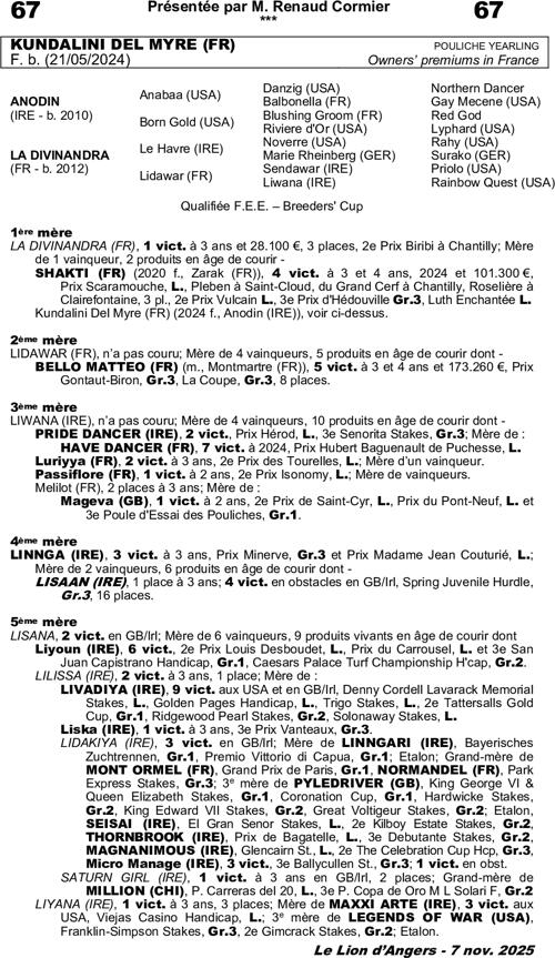 Miniature pedigree