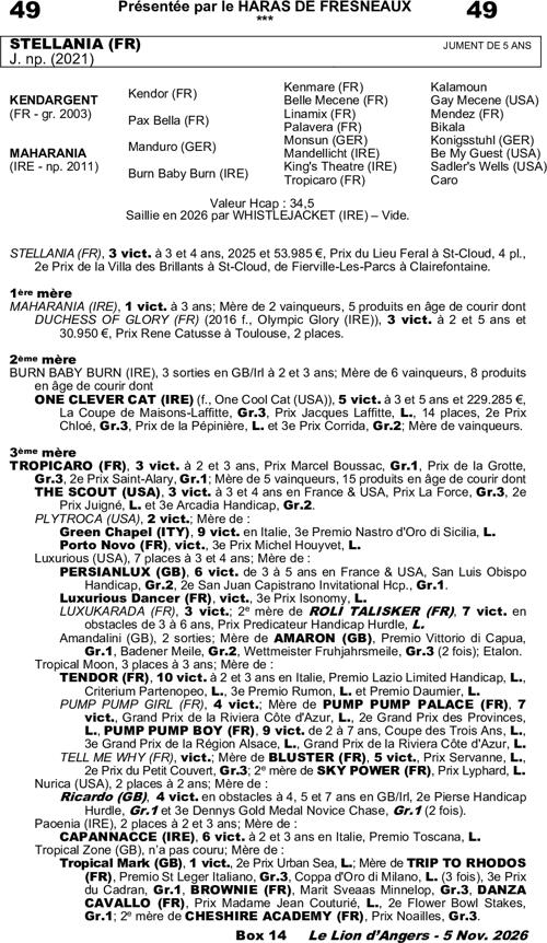 Miniature pedigree